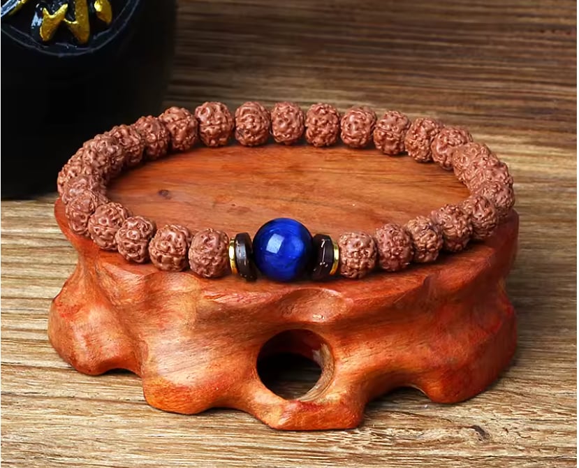 Malas con cuentas de meditación Rudraksha