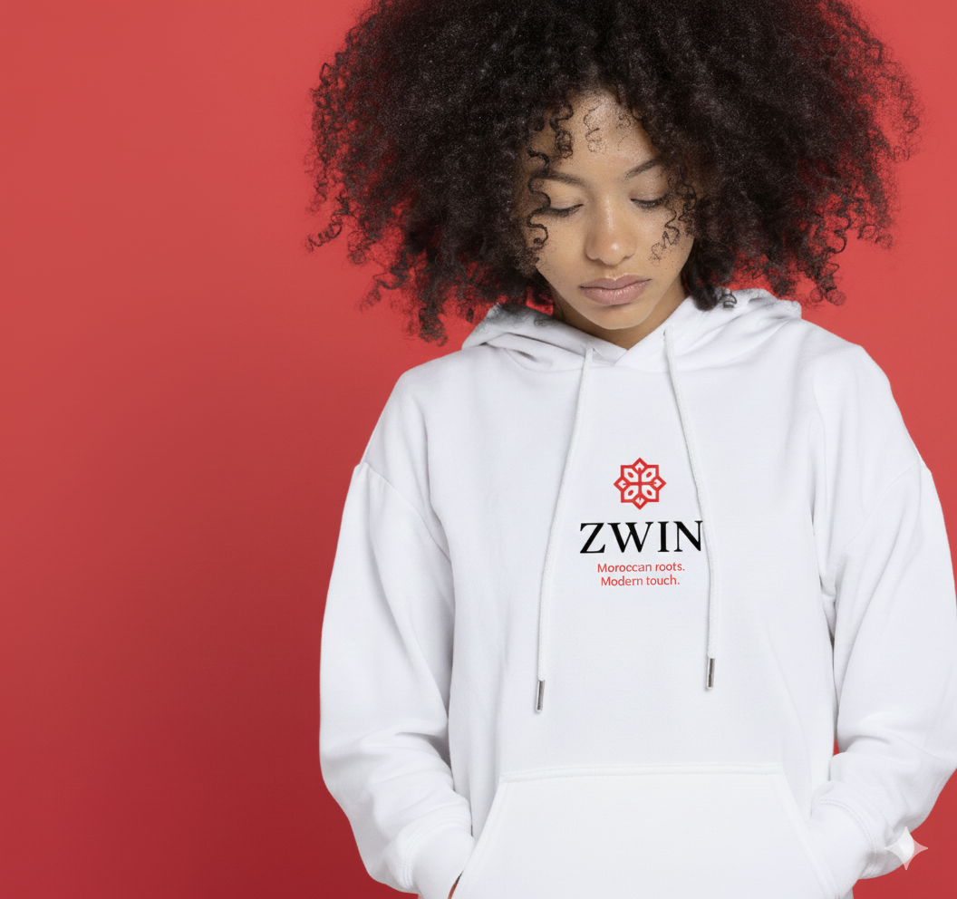 ZWIN White Hoodie