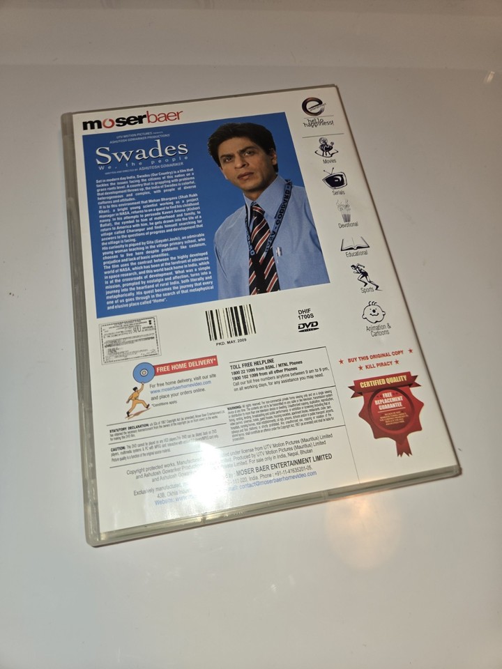 Swades - We, The People [2004] [DVD] -  CD 74VG The Fast Free Shipping