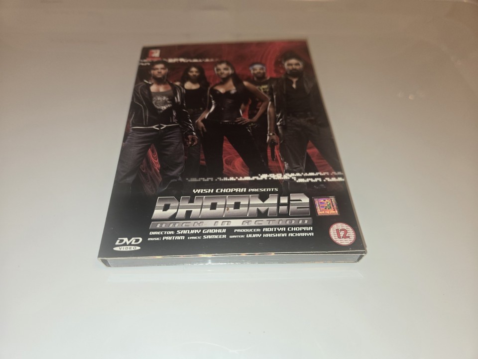Dhoom 2 Back In Action DVD  Hrithik Roshan  Aishwarya Rai  Hot Action Bollywood