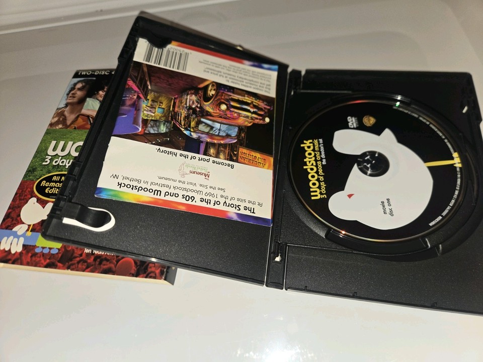 Woodstock 3 Days of Peace and Music 2009 Director's Cut 2-DVD Set, Sealed