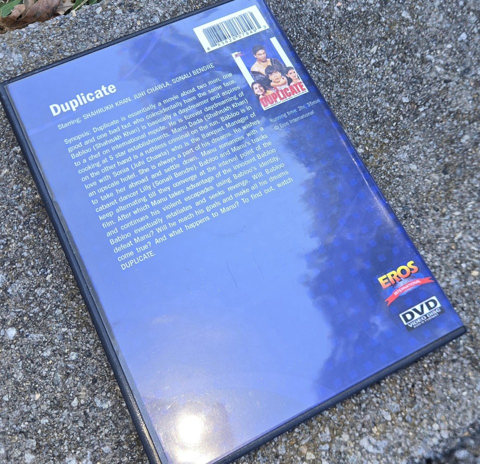 Duplicate (1998) - DVD - Shah Rukh Khan in a Dual Role!