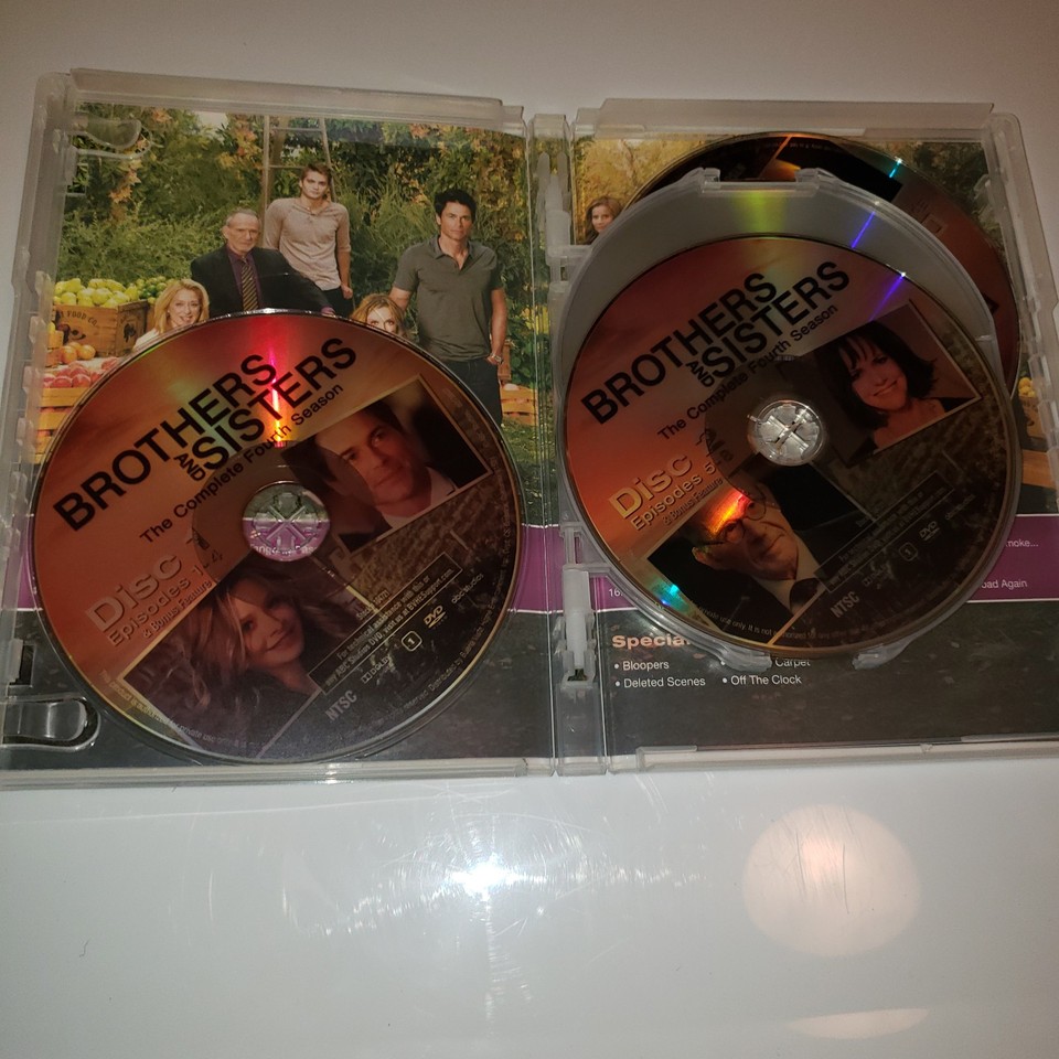 Brothers  Sisters: The Complete Fourth Season (DVD, 2010, 6-Disc Set)