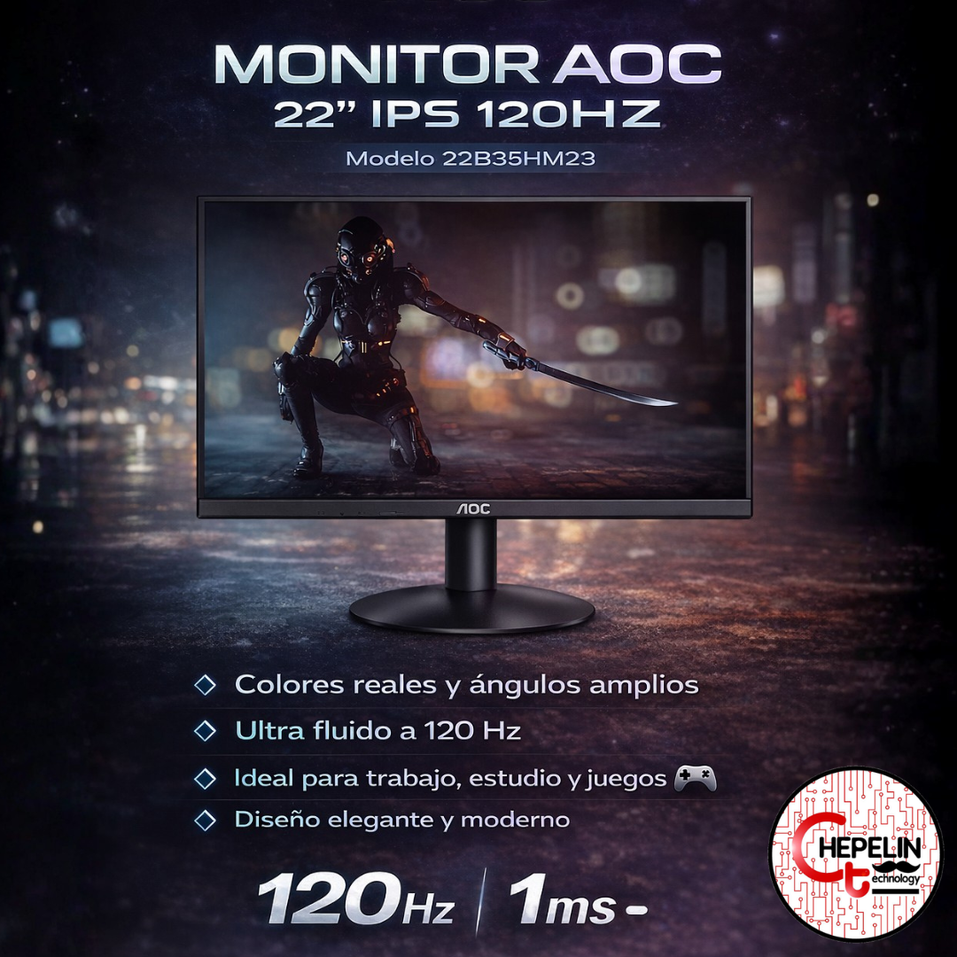 Monitor AOC 22'' IPS 120Hz