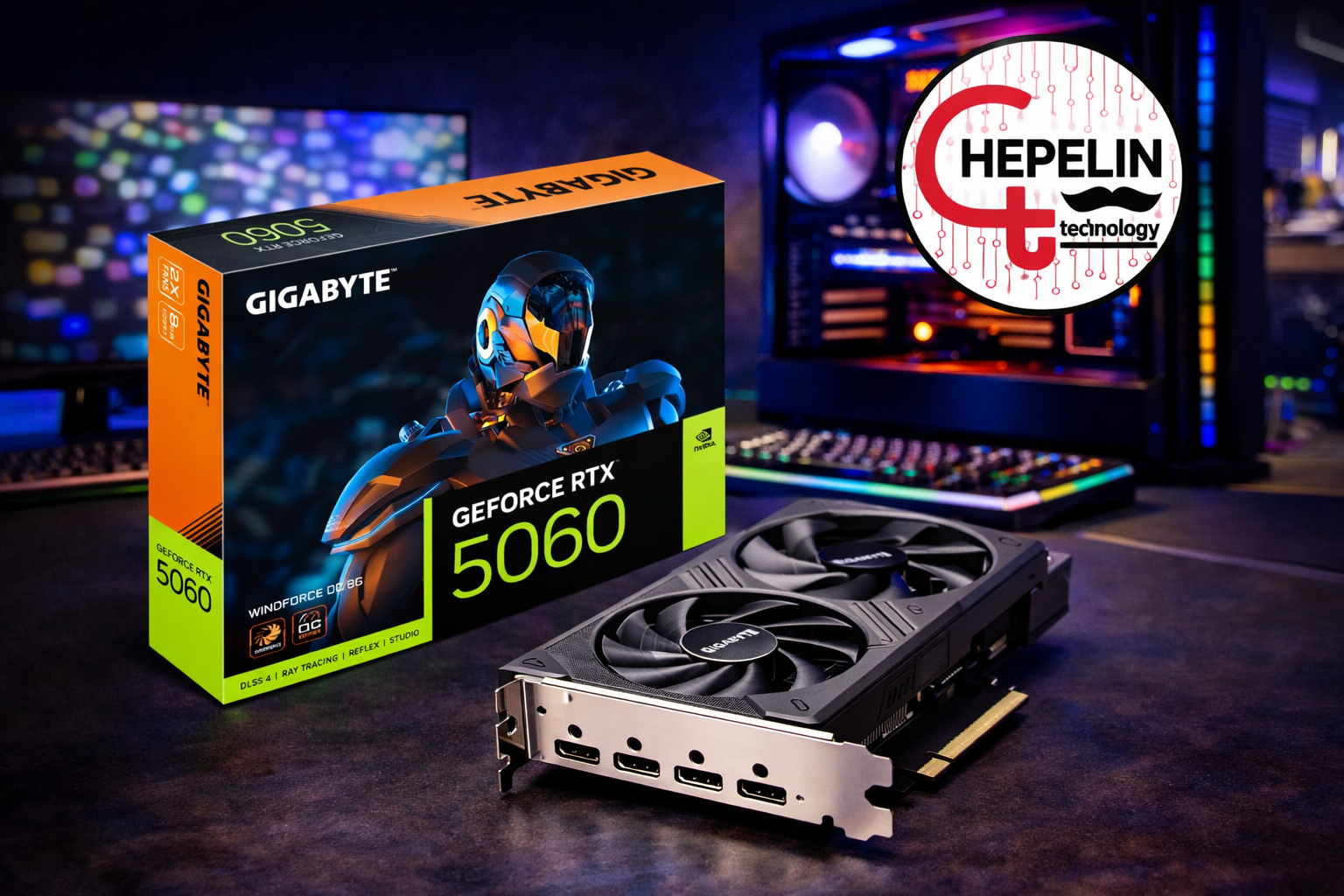 Tarjeta de Video GIGABYTE GeForce RTX 5060 DDR7 8GB