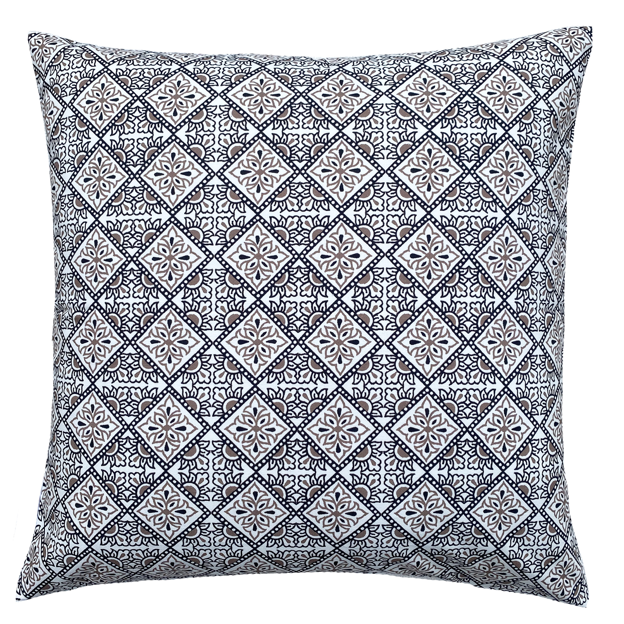 FLEN CUSHION BLACK FILLED CUSHION 50X50CM