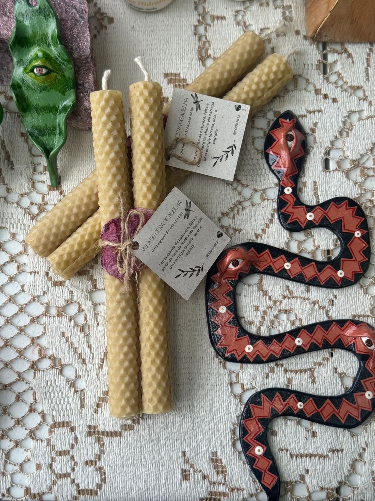 Vela de Cera de Abelha