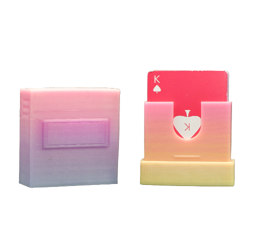 Playing card storage box w/card deck