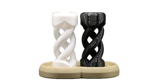 Helix twist salt and pepper shakers