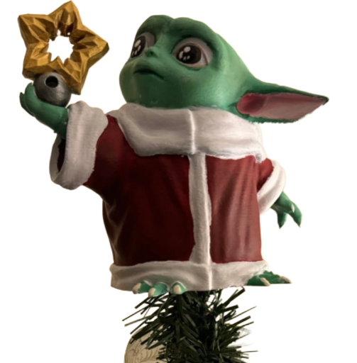 Grogu ("Baby Yoda") Christmas tree topper
