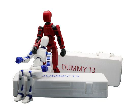 Dummy 13 articulated crash-test dummy, with storage case