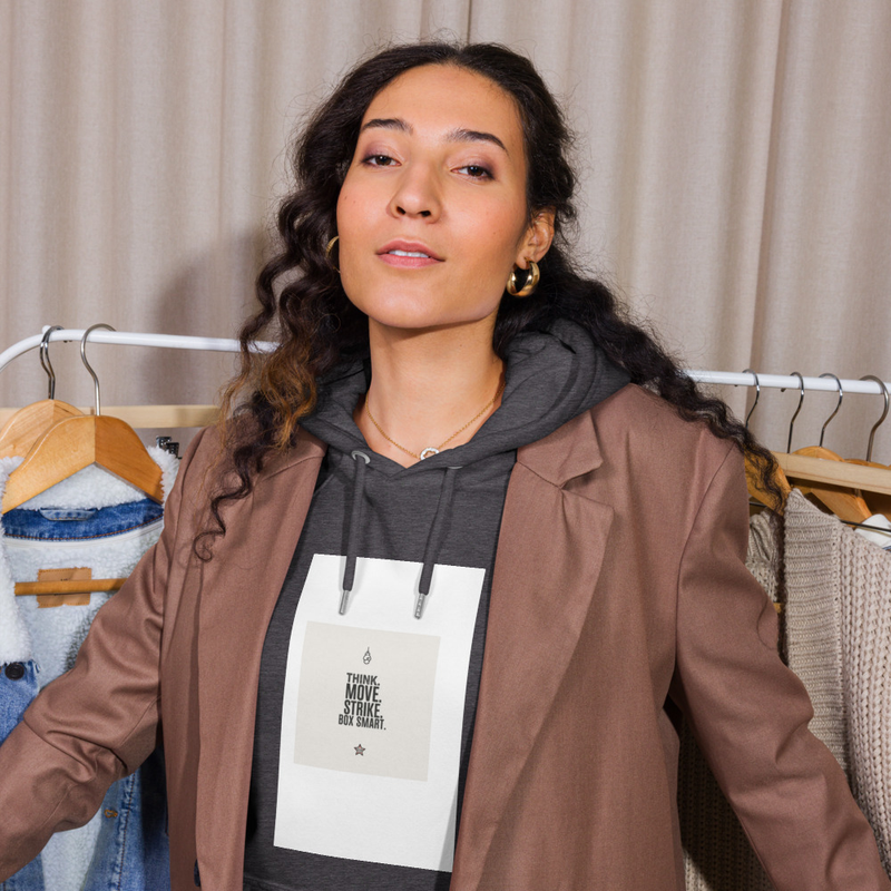 BoxSmart Unisex eco raglan hoodie