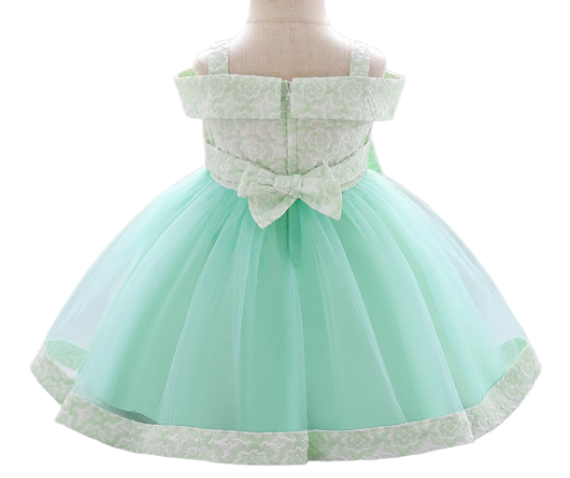 Summer Baby Girl Party Dress Princess Birthday Tulle Children's Flower Girl Dress One-shoulder Children's Flowers