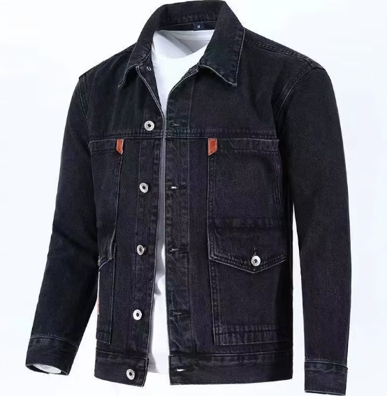 2025 New Spring Autumn Winter Men's Denim Jacket Style Casual Youth Trendy Workwear Men's Denim Coat