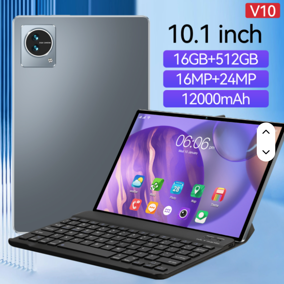 Manufacturers wholesale 10-inch tablet 5g full Netcom Android tablet with keyboard