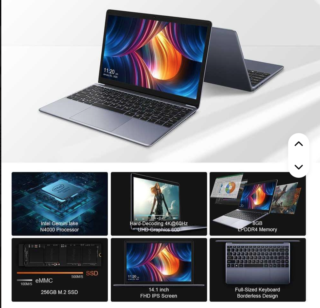 Long-life stable operation intelligent experience of the new laptop fashion design