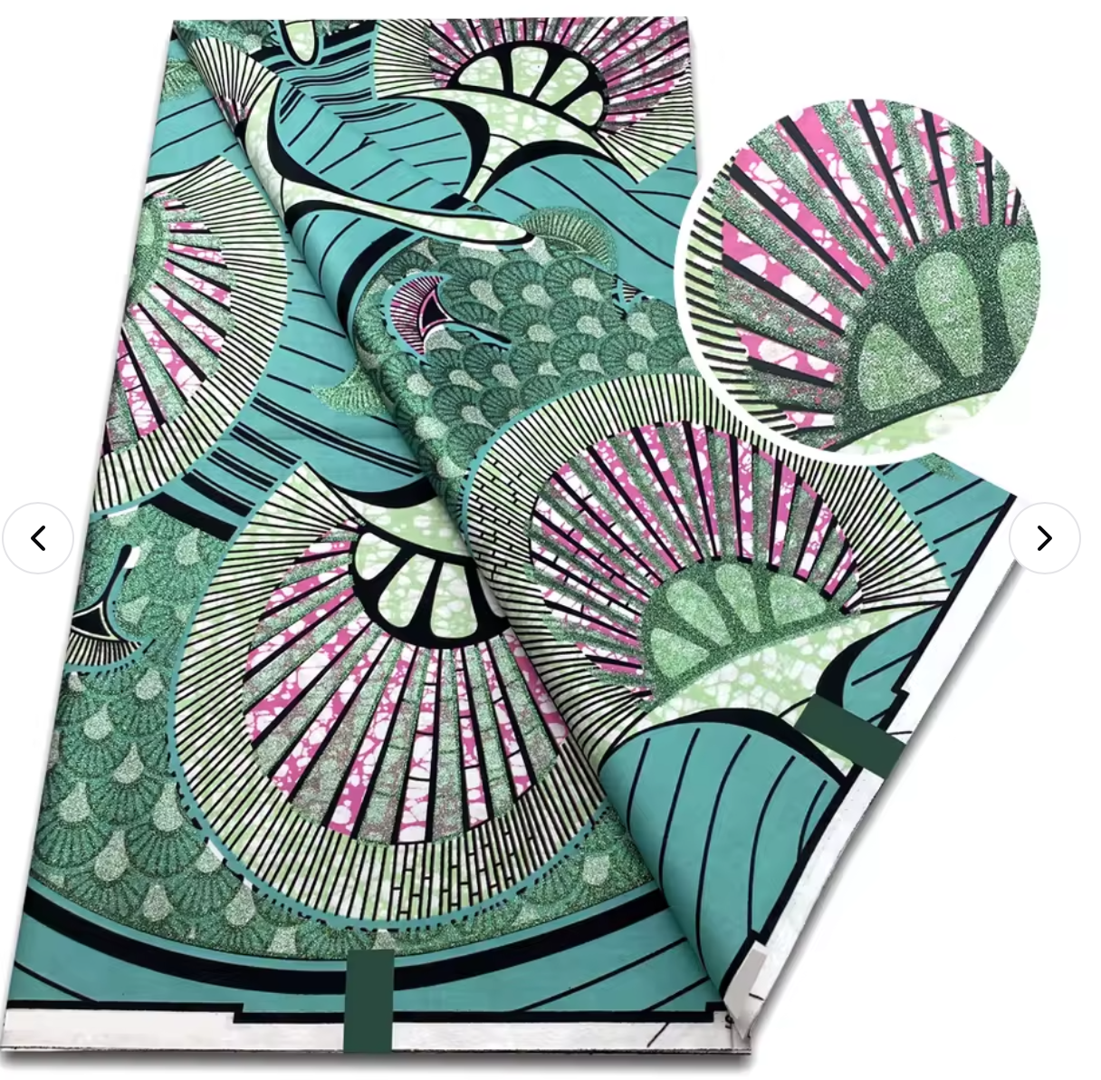 New 100% cotton super glitter African wax fabric