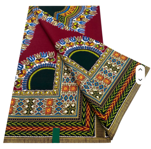 The new African wax printed fabric is 100% cotton printed and the real wax fabric
