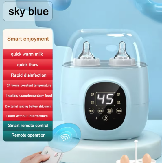 Electric stainless steel bottle heater & sterilizer high-efficiency air filter household steam sterilization