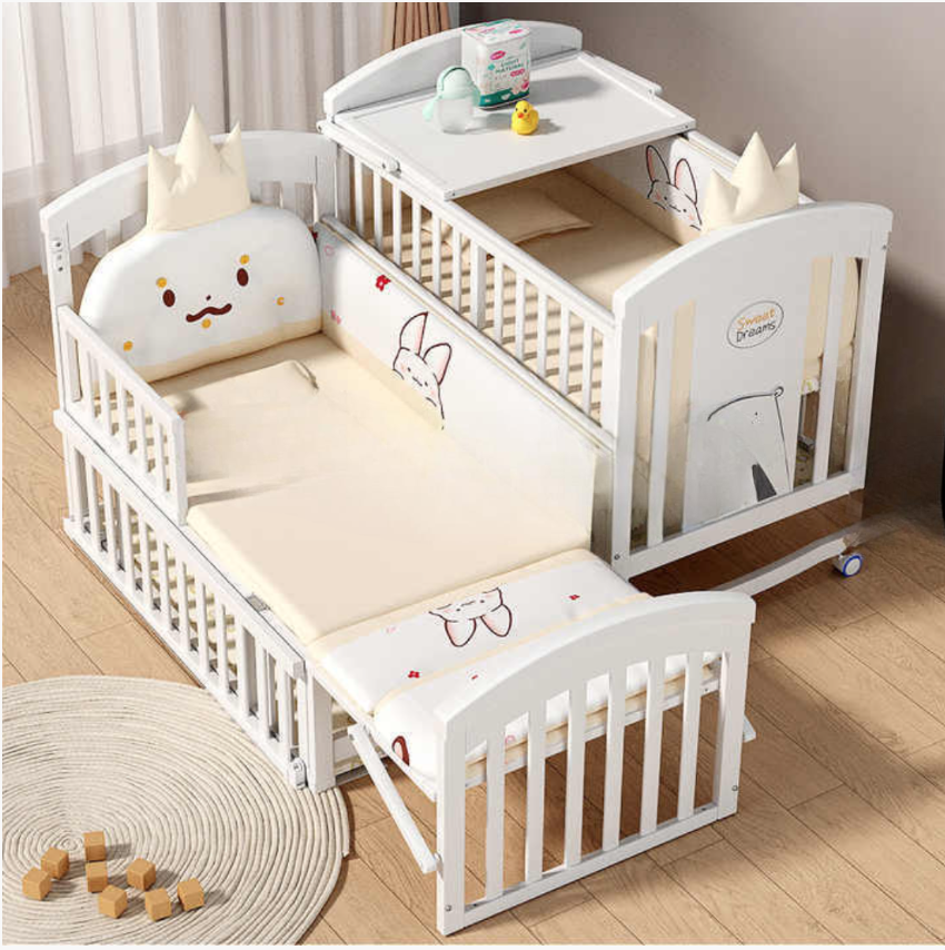 Baby products locker foldable storage bedroom living room movable floor-standing trolley