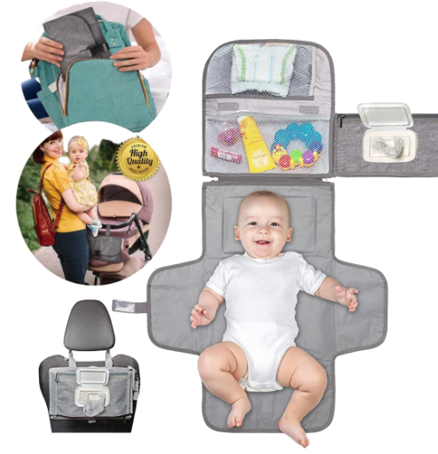 SinSky baby portable travel diaper changing pad advanced waterproof lightweight baby diaper changing pad