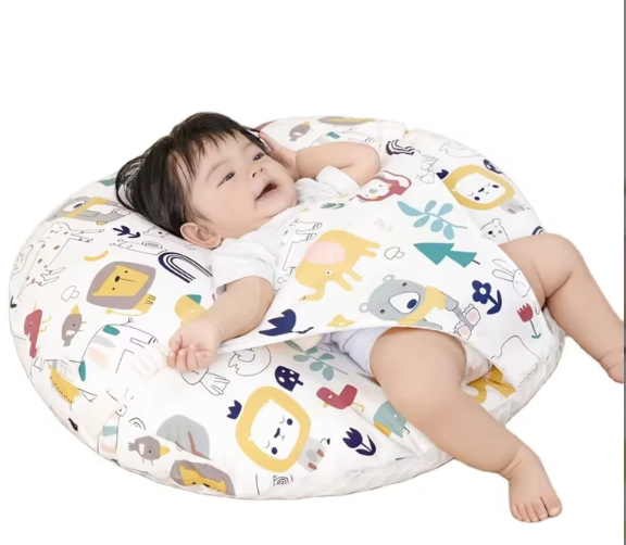 Newborn baby anti-vomit overflow feeder baby soft and comfortable sleeping pillow baby anti-vomiting