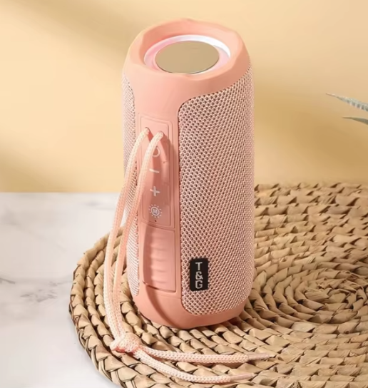 TG227 Portable Outdoor Waterproof Wireless Speaker Mini Bass Subwoofer Column Speaker RGB tf Card FM Radio Support