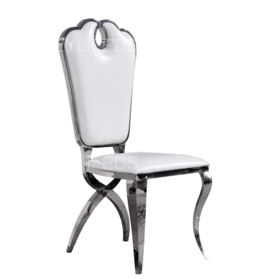 Stylish home furniture dining chair, with velvet seats and metal frame, modern design, suitable for home office and warehouse use