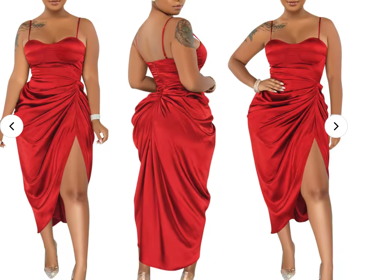 Hot women's sexy sleeveless spaghetti strip dress, women's elegant high-end dinner nightclub dress