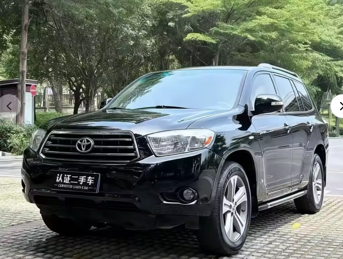 High-Quality Toyota Highlander 2009 Model 2.7L 2WD 5-Seater Sport Edition Adult-Owned Left-Hand Drive