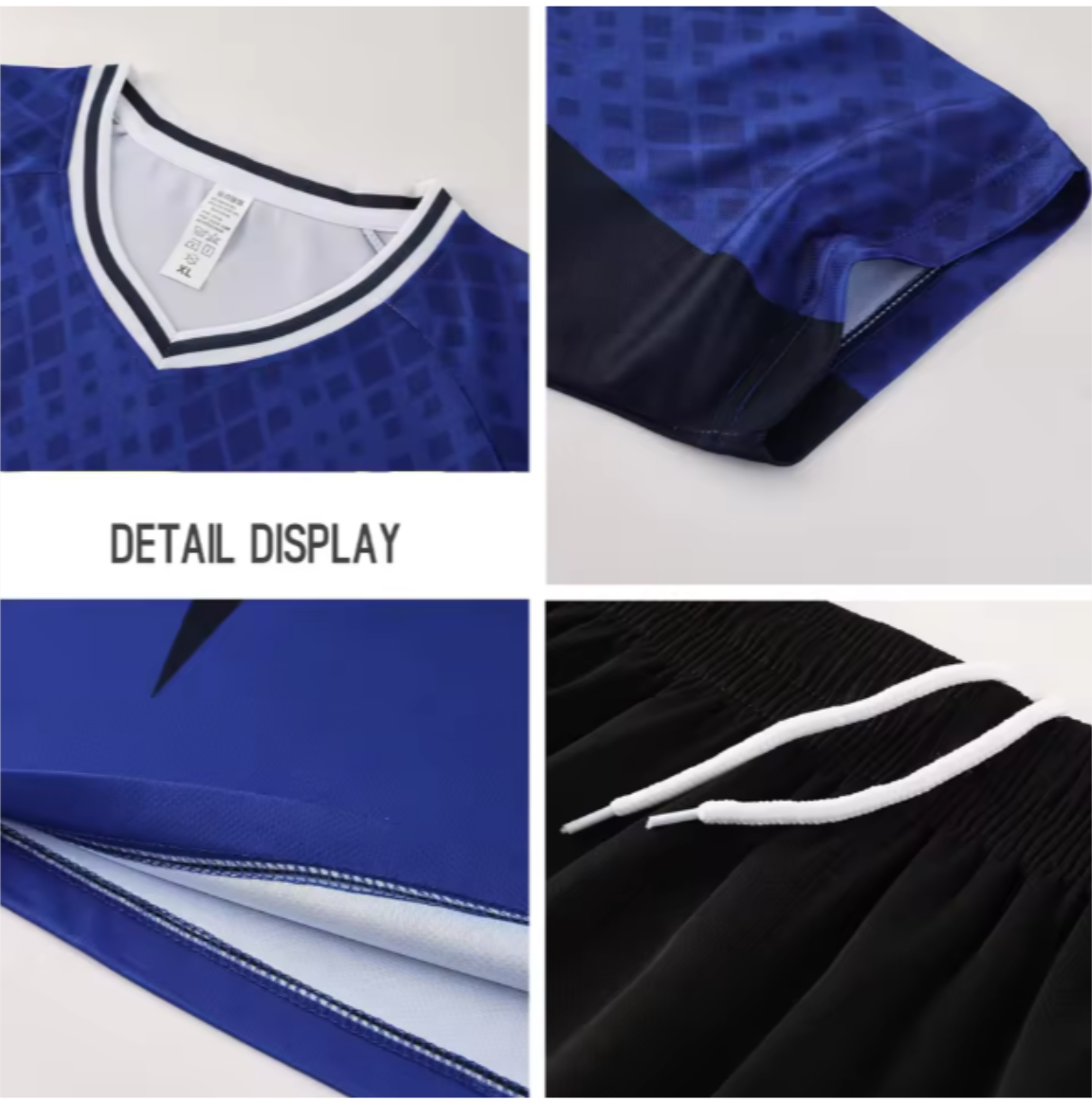 Custom Men's Football Kit Soccer Jerseys OEM Manufacturer Direct Supply Football Team Uniform Set.