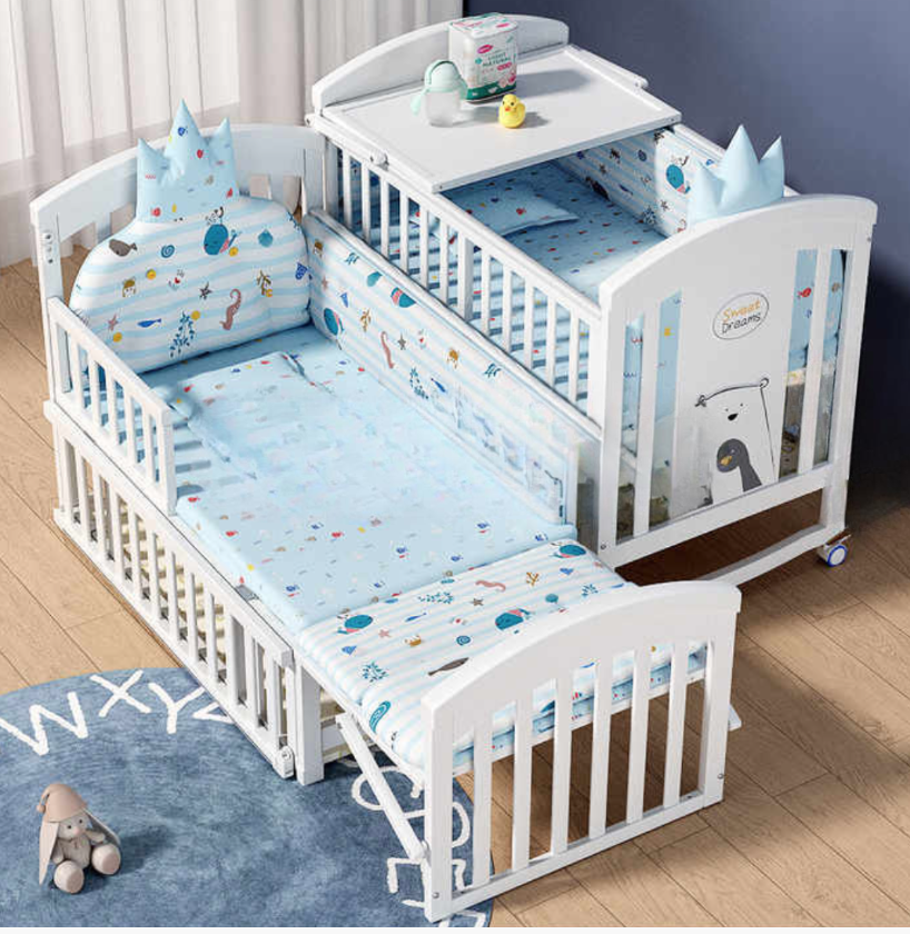 Baby products locker foldable storage bedroom living room movable floor-standing trolley