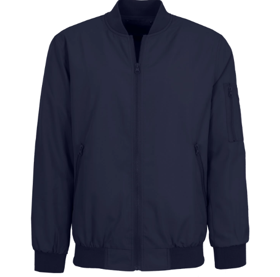 Men's Lightweight Canvas Winter Windproof Zip-up Bomber Jacket 