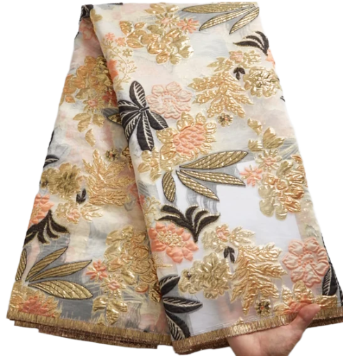 High-quality African lace fabric online brocade jacquard lace fabric women's clothing luxury
