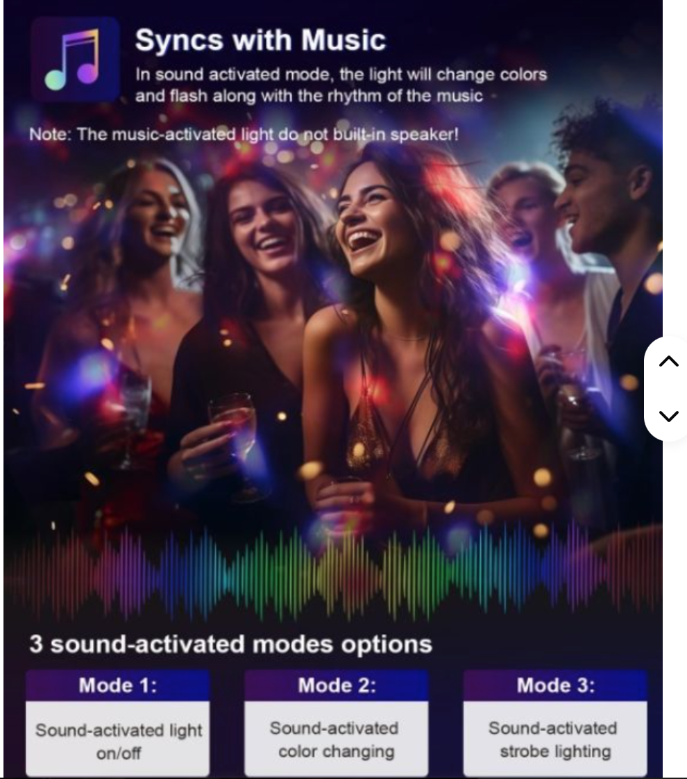 Hot-selling voice-controlled Rgb Dj disco ball Christmas party light remote charging stage strobe light stage equipment