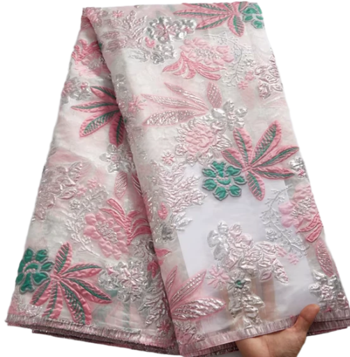 High-quality African lace fabric online brocade jacquard lace fabric women's clothing luxury 