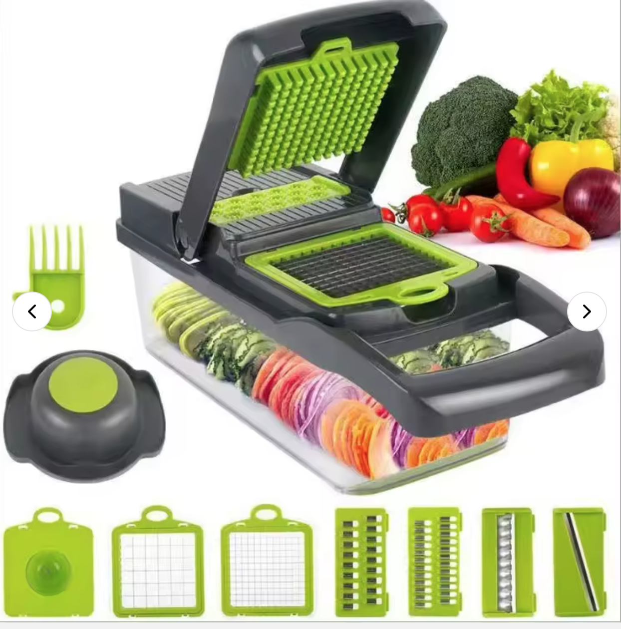 Multifunctional manual stainless steel blade plastic PP vegetable cutting kitchen slicer slicer silk scraper