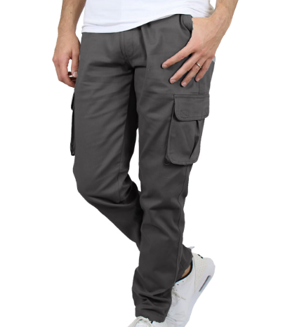 Men's Flex-Stretch Cotton Cargo Pants, 31-Inch Inseam - Comfortable and Durable