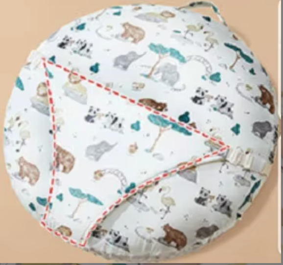 Newborn baby anti-vomit overflow feeder baby soft and comfortable sleeping pillow baby anti-vomiting