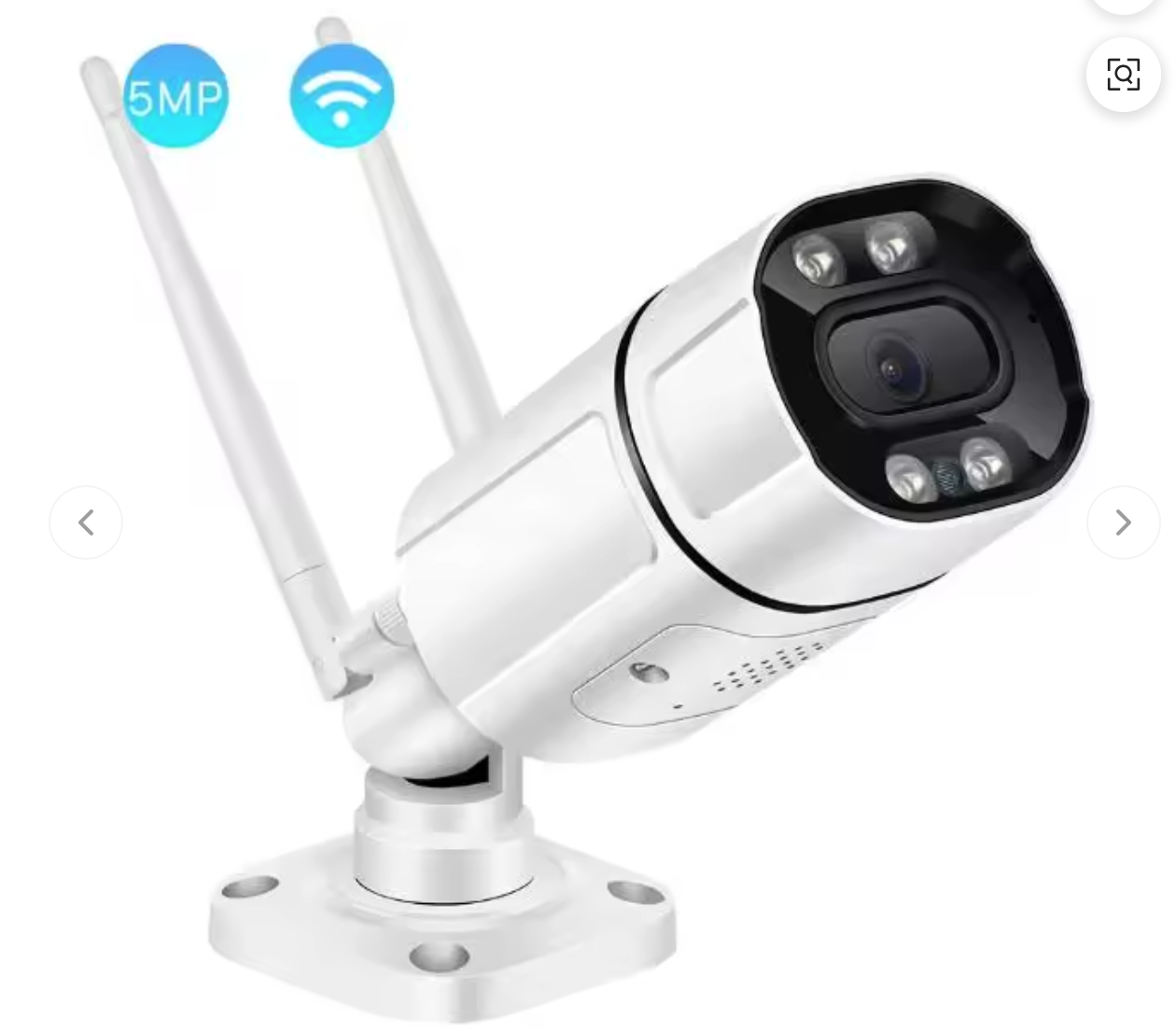 Factory sales 5MP outdoor closed-circuit television intellectual property home surveillance camera wireless IP66 waterproof metal wireless intellectual property security camera