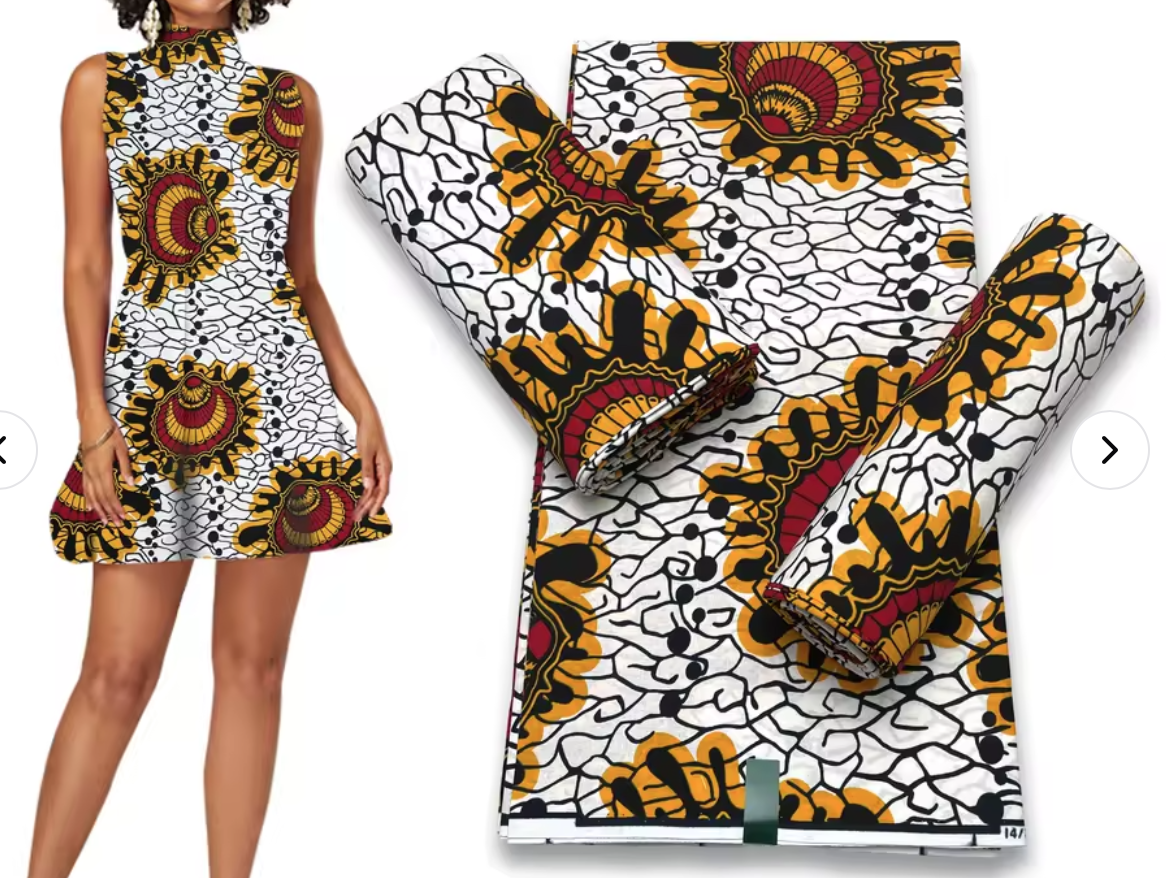 Hot-selling 100% cotton abc wax fabric batik fabric clothing