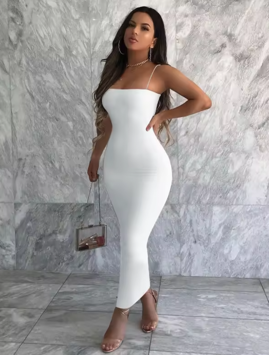 2025 New Fashion Sale Elegant Three-dimensional Midi Women's Slim Streetwear, Party Club dress 