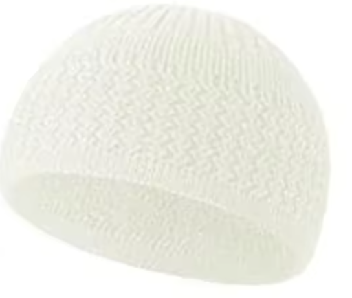 Autumn Winter Arab Muslim Wave Jacquard Melon Skin Baotou Hat Dome Knitted Hat Customizable Designed Common Style