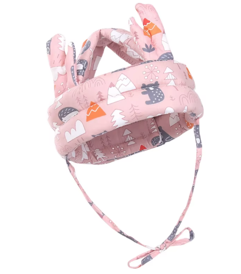 Baby 100% cotton safety head protection toddler helmet baby head protection baby helmet walking adjustable protective cap baby