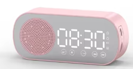  Z7 Wireless Speaker Bluetooth Alarm Clock Usb Large Display Light-emitting Diode Mirror Digital Clock FM Living Room Office Mini Speaker