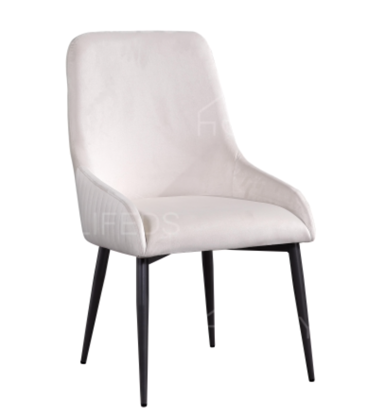 Stylish home furniture dining chair, with velvet seats and metal frame, modern design, suitable for home office and warehouse use