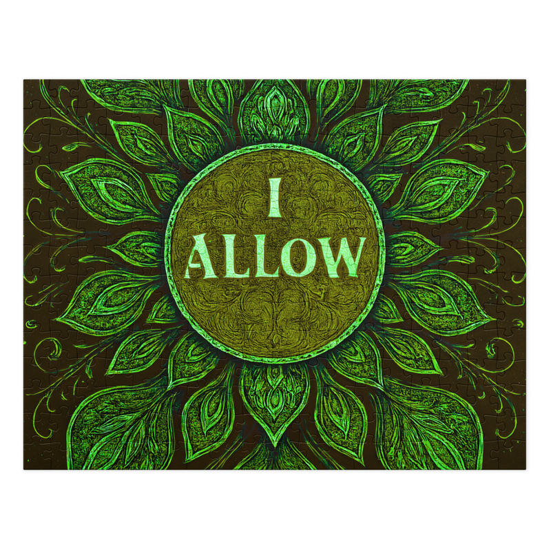 Jigsaw puzzle with tin