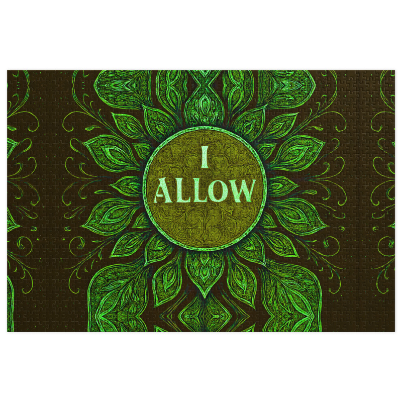 Jigsaw puzzle with tin