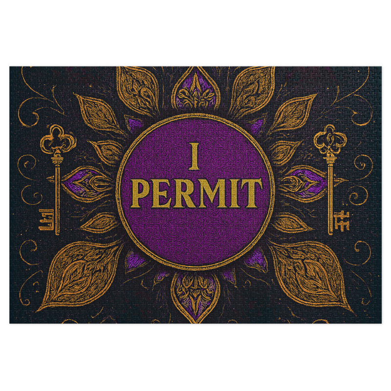 Jigsaw puzzle with tin