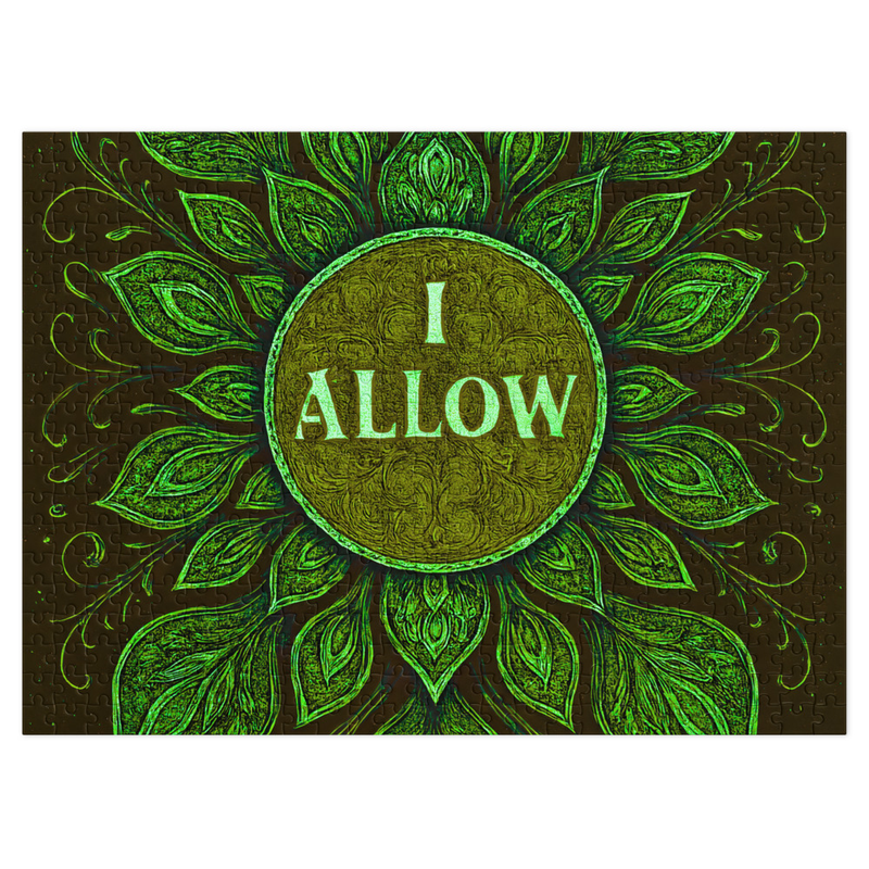 Jigsaw puzzle with tin